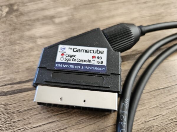 Nintendo Gamecube PAL (Europe) RGB Scart cable