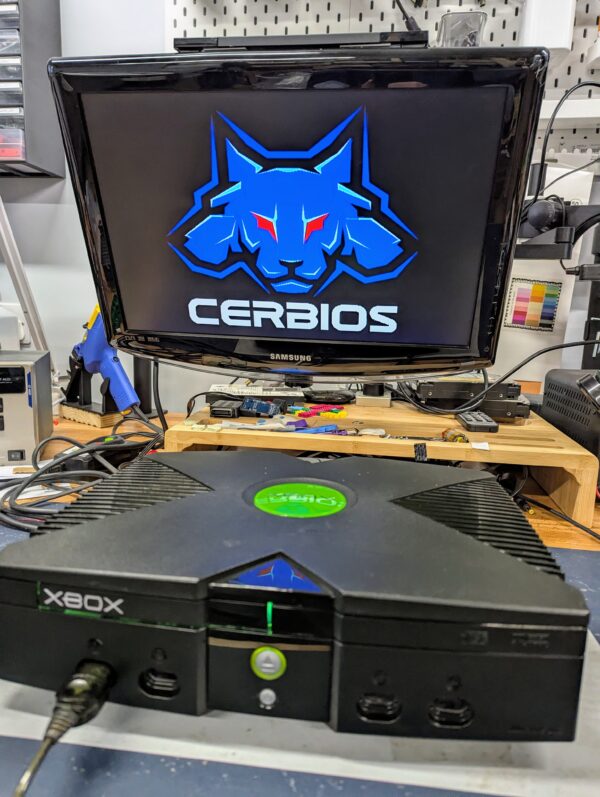 Original Xbox, ModXo, 2TB HDD, 128MB, Xtray Green - Image 2