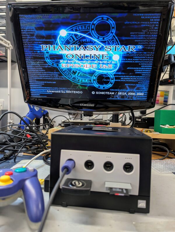 Nintendo GameCube, PicoBoot 256GB, Battery mod, Ethernet adapter, drive recapped. - Image 8
