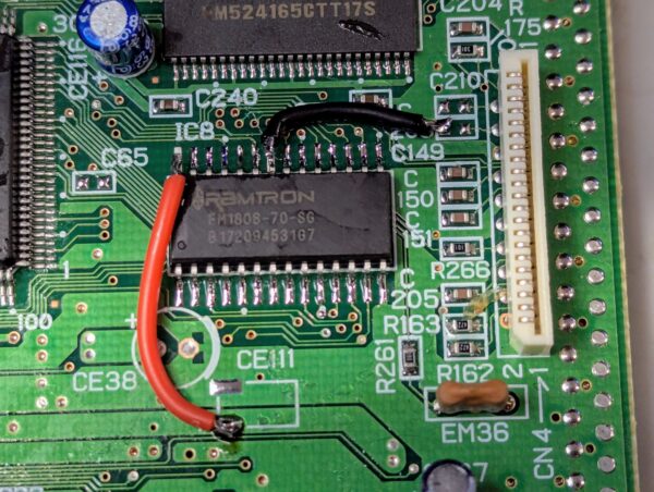 Sega Saturn FRAM mod