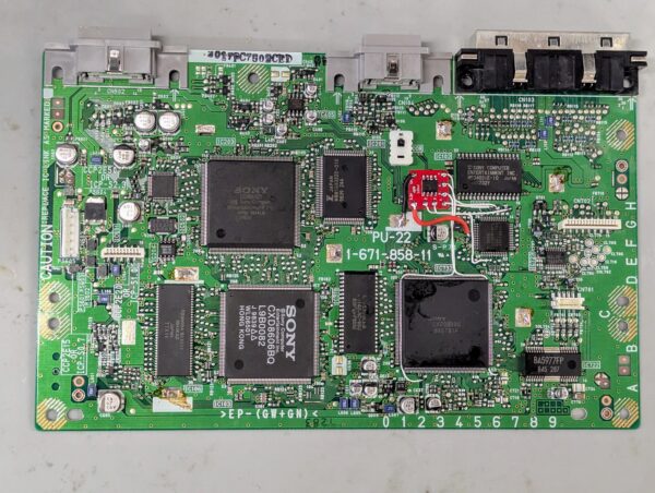 PlayStation 1 with Mayumi modchip and Dual Frequency Oscillator - Image 9