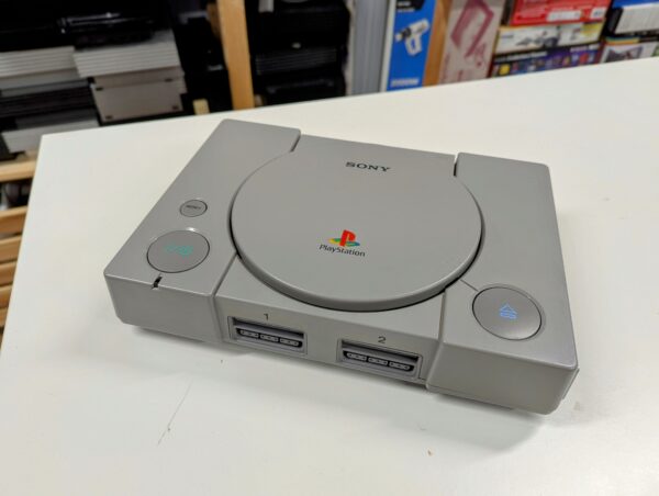 PlayStation 1 with Mayumi modchip and Dual Frequency Oscillator