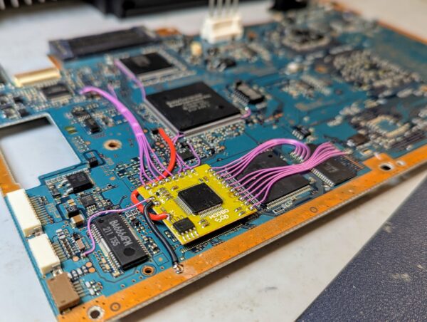 Black PlayStation 2 with Modbo 5.0 modchip - Image 2
