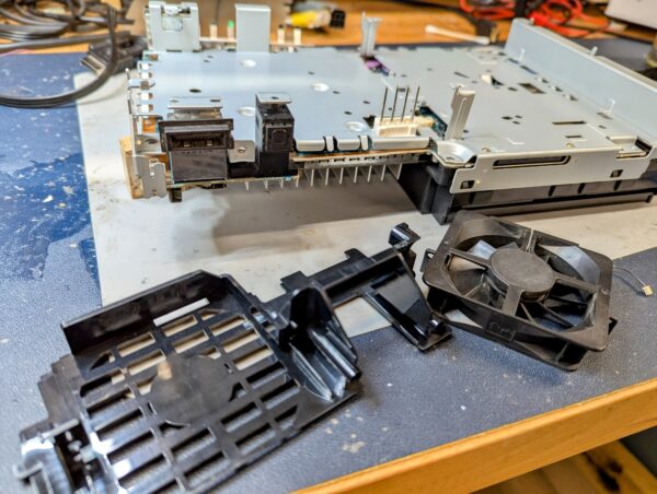 Black PlayStation 2 with Modbo 5.0 modchip - Image 4