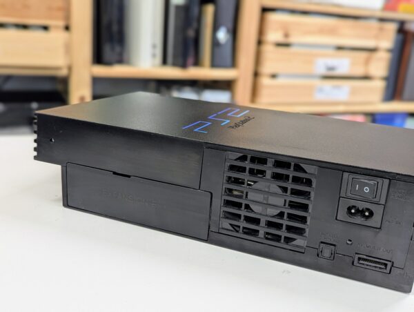 Black PlayStation 2 with Modbo 5.0 modchip - Image 10