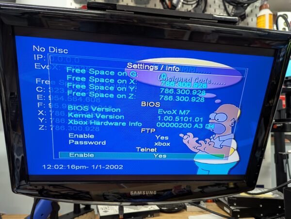Original Xbox 1.1 with original Xecuter 2.6 modchip - Image 9
